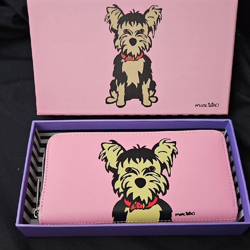 Pink Dog Wallet Reoduced Firm
